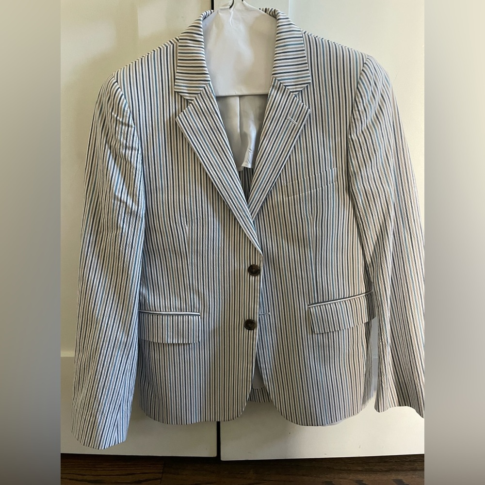 Seersucker Brooks Brothers Suit